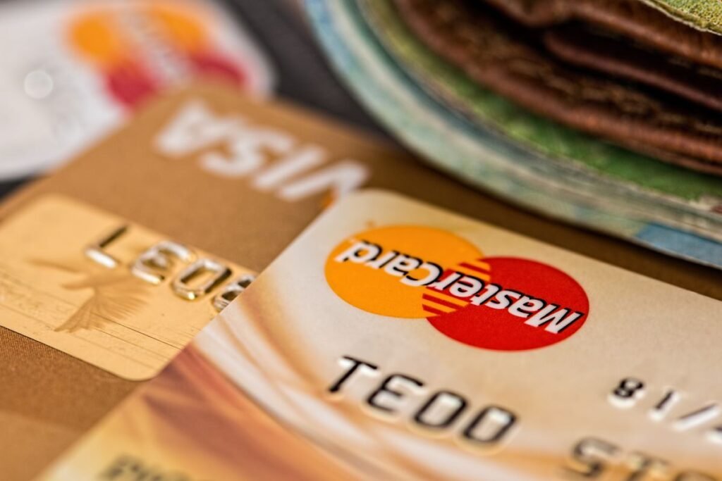 Credit cards representing $10,000 in credit card debt