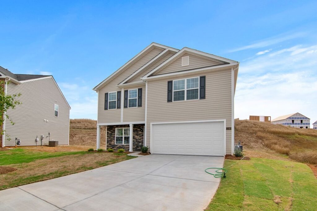 Suburban house exterior representing property subject to a federal tax lien